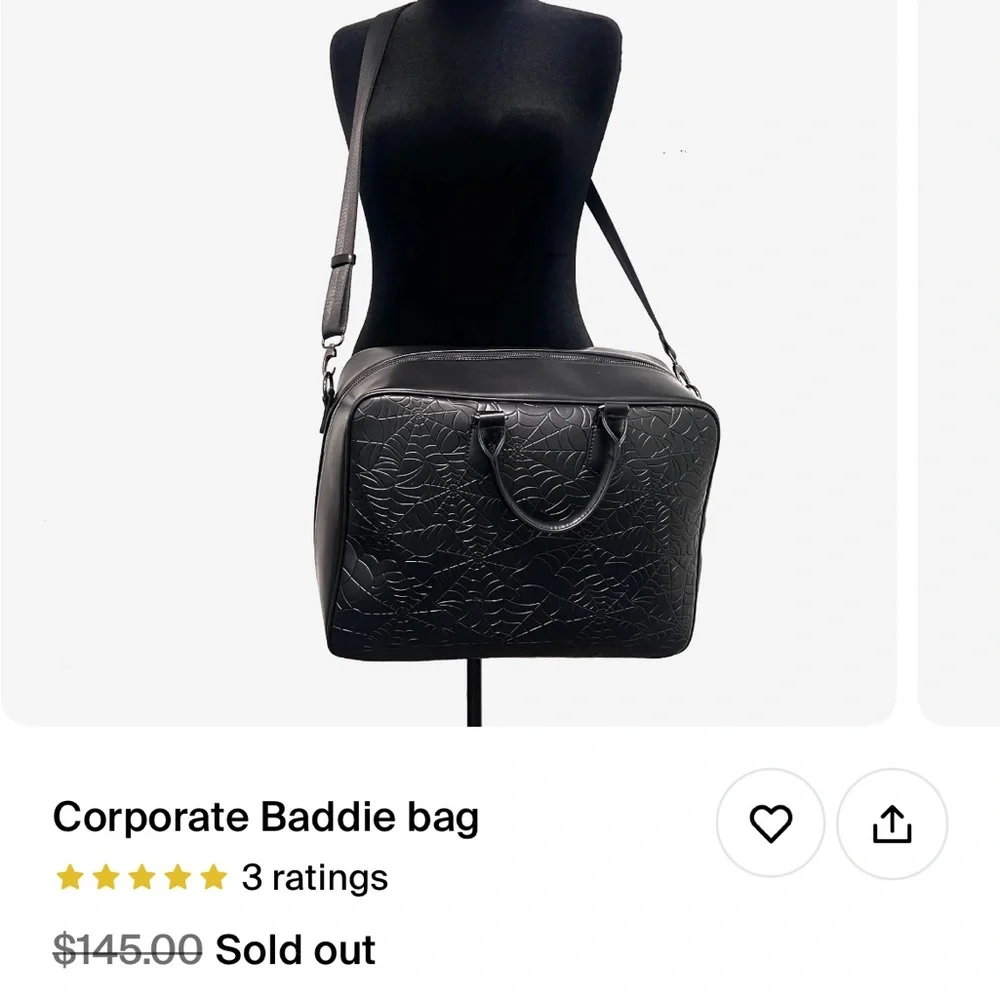 🕷️Brand New Backstitch Bruja Corporate Baddie Bag - Picture 2 of 5